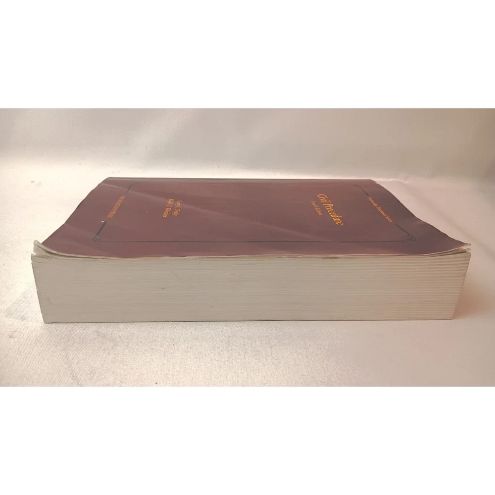 Civil Procedure 4th Edition University Textbook Series Foundation Press Paperbac